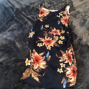 Floral maternity dress